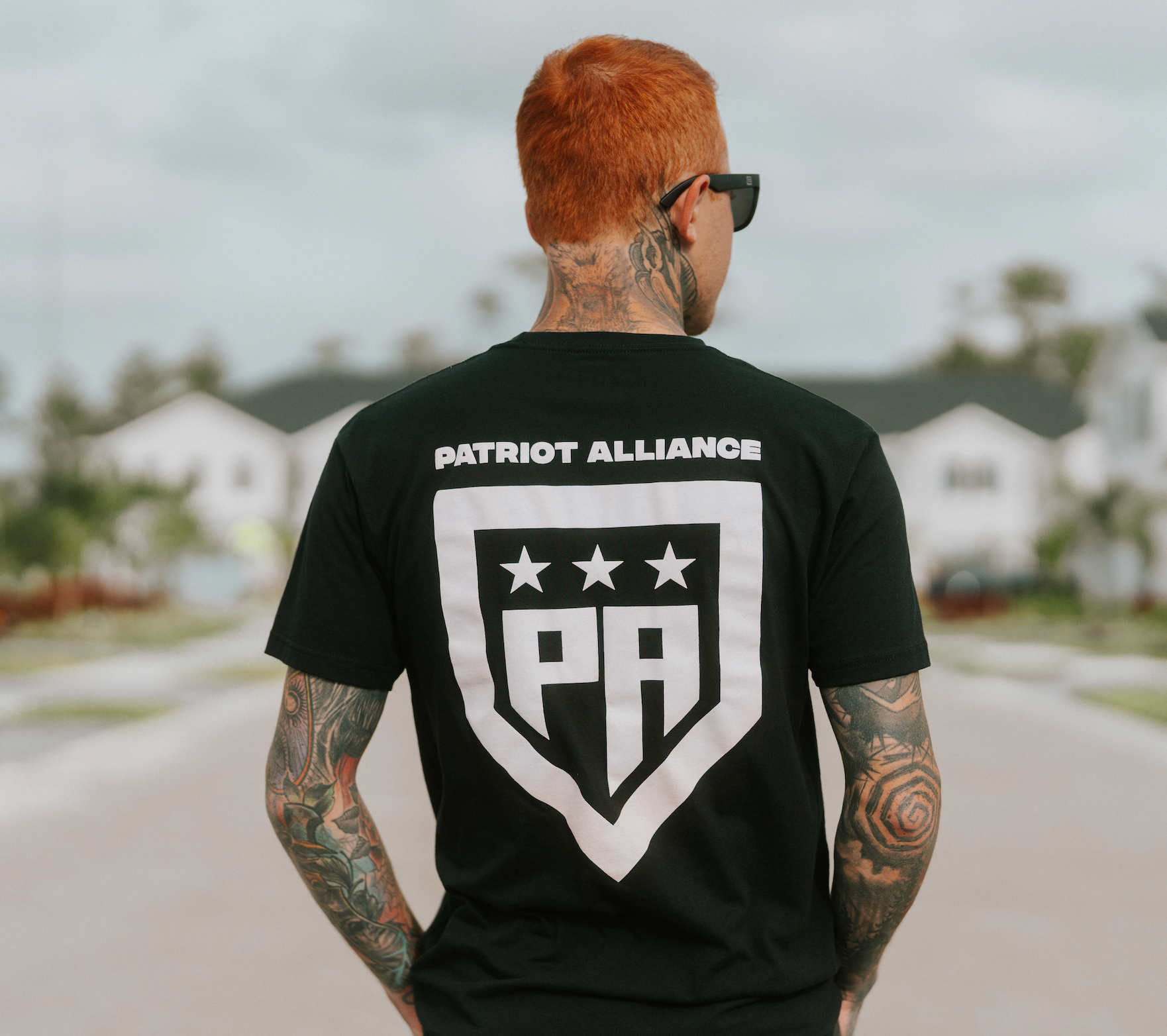 Patriot Alliance Shield T-Shirt - Black PREORDER SHIPS EARLY NOV