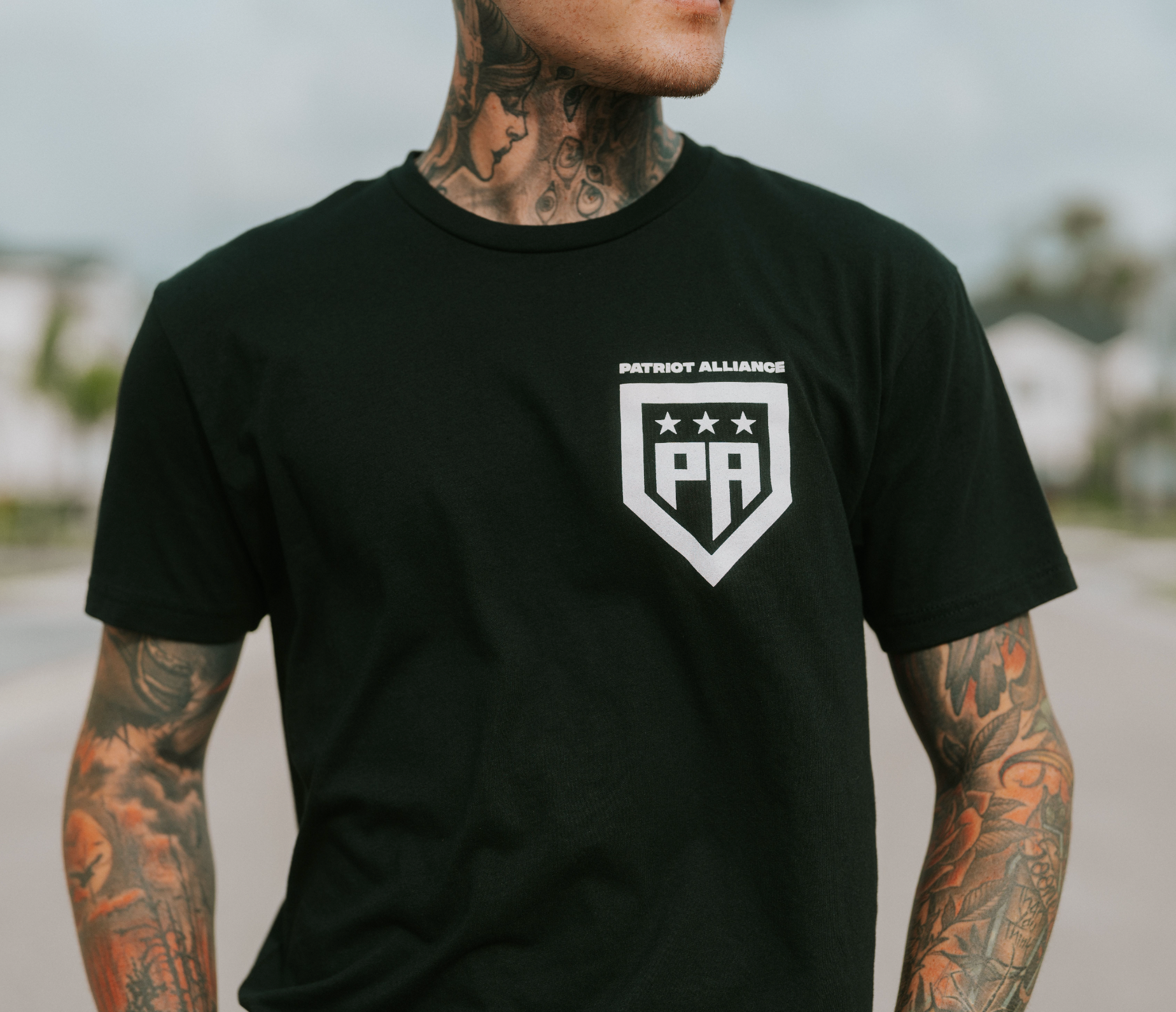 Patriot Alliance Shield T-Shirt - Black